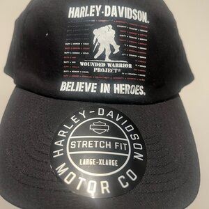 Harley Davidson Wounded Warrior Project Black Cap